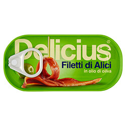 Filety z anchois w oliwie z oliwek 46g