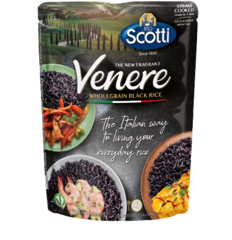 Szybki czarny pełnoziarnisty ryż Venere 230 g
