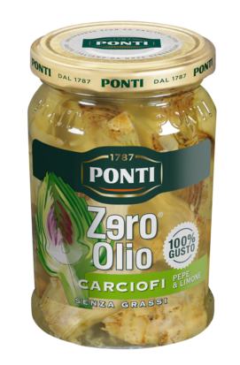 Karczochy z pieprzem i cytryną w zalewie Zero Olio®