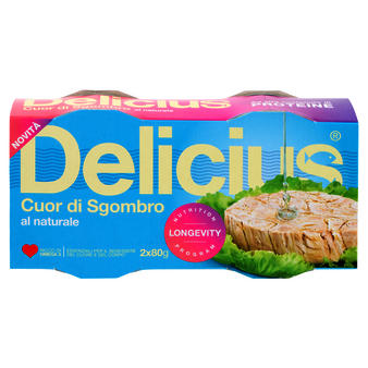 Filety z makreli w sosie własnym 2 x 80 g